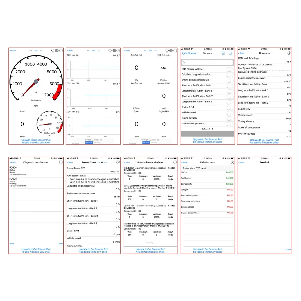 Elm327 WiFi OBD интерфейс Pic18f25k80 V1.5 Wifi версия для IOS Android и Windows PC адаптер автоматический диагностический инструмент для сканирования