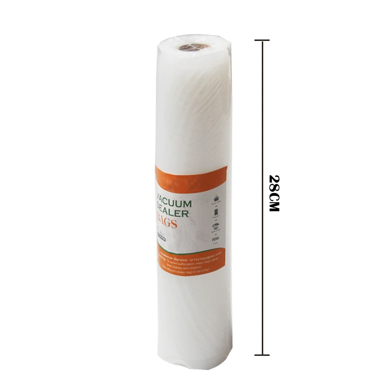 28X500CM 1ROLL Жизнь Кухня вакуумный мешок для еды вакуумный упаковщик Упаковка Мешок вакуумный упаковщик хранения сумки еда свежая долго держать - Цвет: 28X500CM 1ROLL