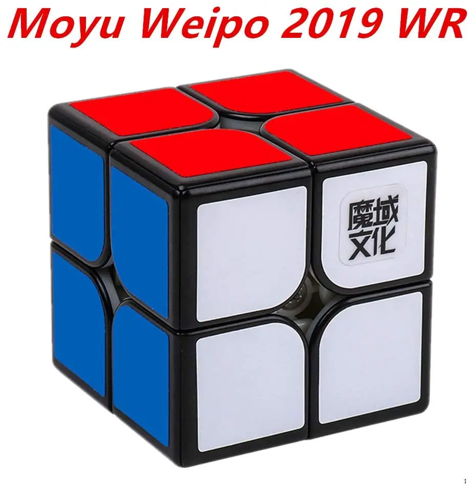 CuberSpeed Moyu Weipo wr 2019 новая версия 2x2 черный скоростной куб 2x2x2 куб|Головоломки| |