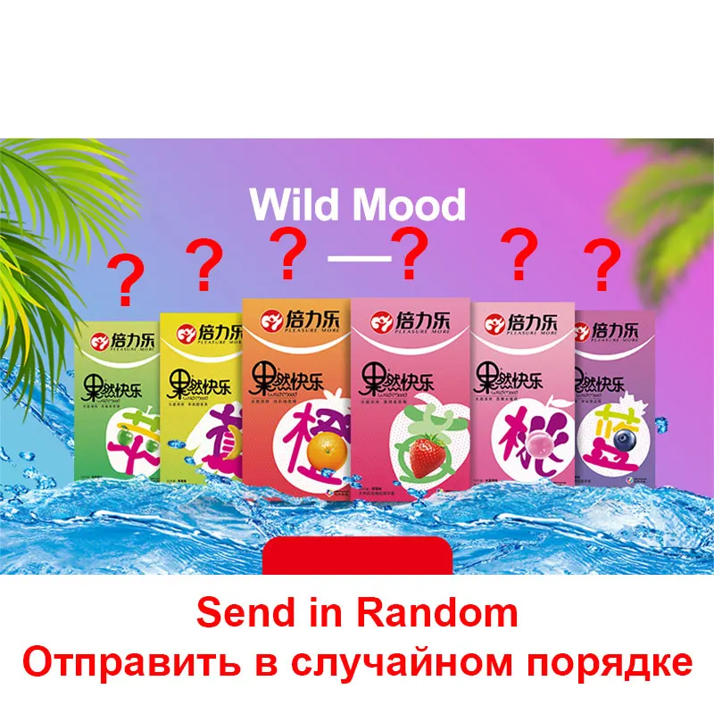 Презерватив Beilile с фруктовым эффектом для взрослых 6 шт./коробка 60 шт.