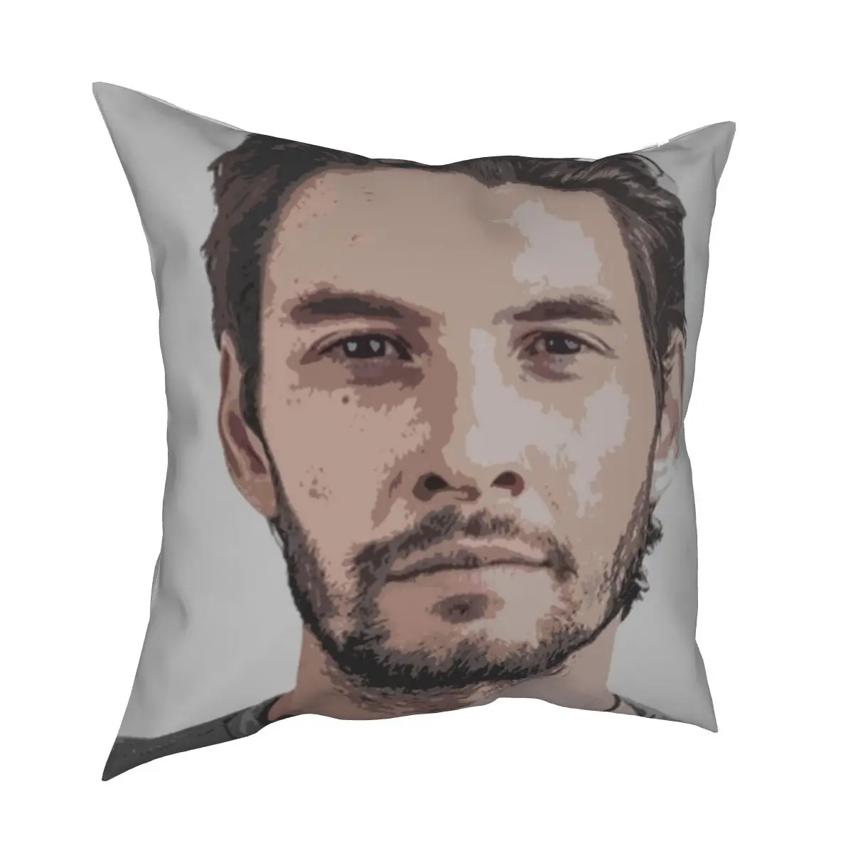 

Ben Barnes Collage Leo Zodiac Pillowcase Printing Polyester Cushion Cover Decorations Throw Pillow Case Cover Home Square 18''