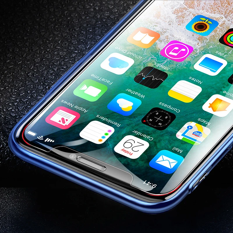 for iphone 11 pro max screen protector hd tempered glass scratch proof dustproof screen protector film mobile phone accessories free global shipping