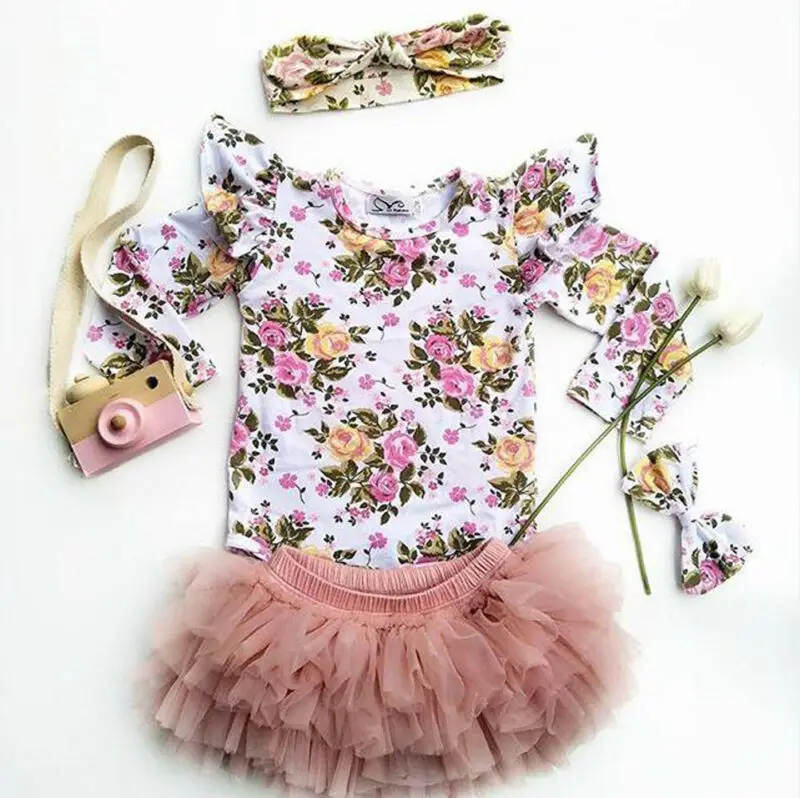 Комбинезон детский хлопковый с цветочным принтом на возраст 0-18 месяцев | Мать и