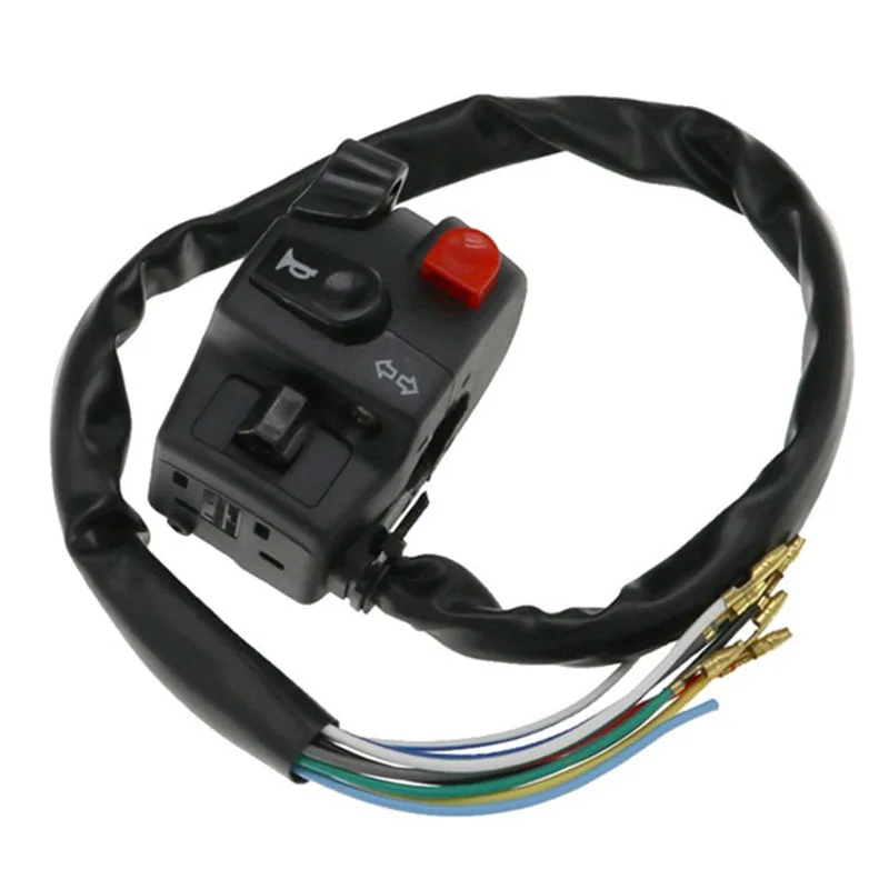 

22mm Motorcycle Switches Motorbike Horn Button Turn Signal Electric Fog Lamp Light Start Handlebar Controller Switch