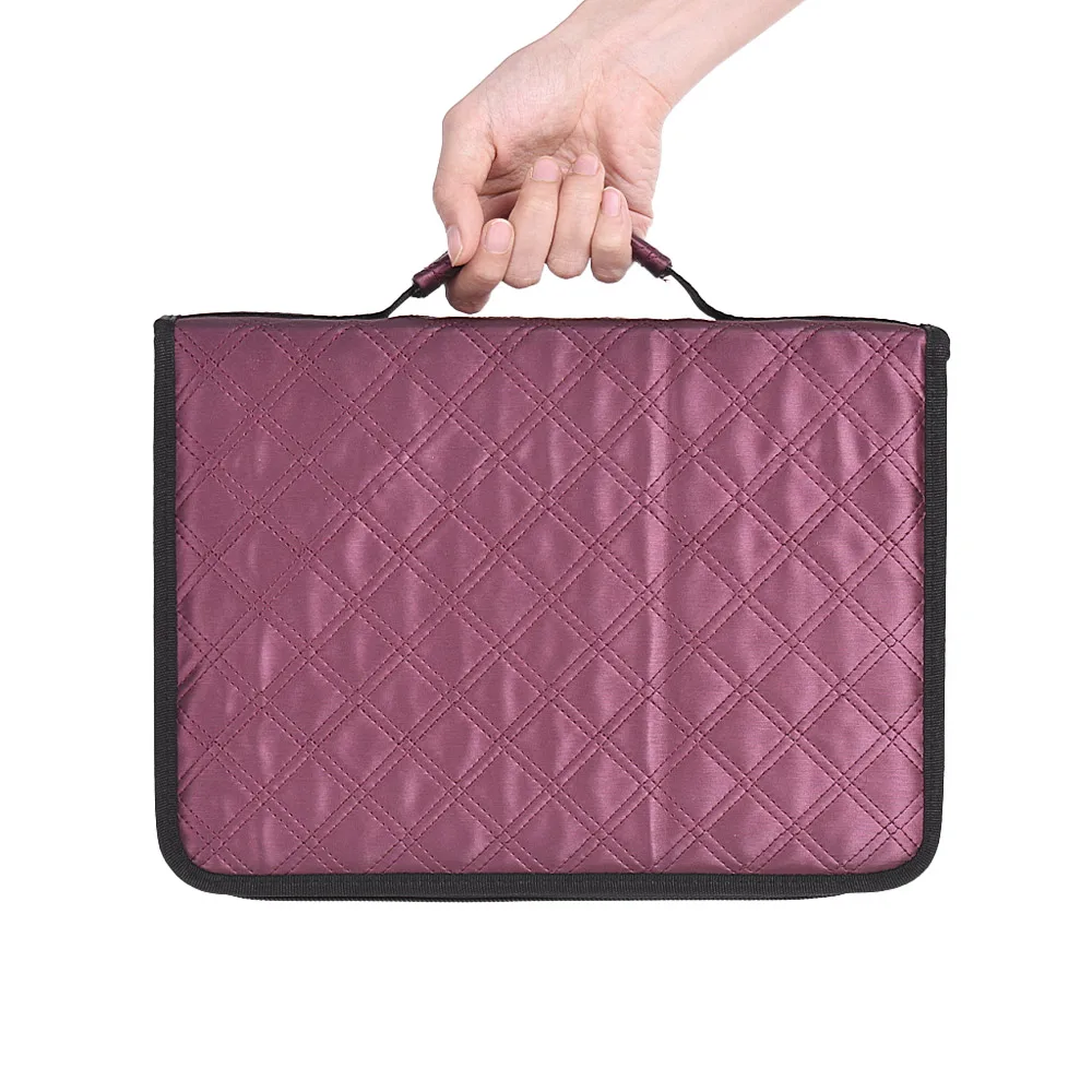 120/150 слотов цветной Чехол карандаш на молнии Портативная Сумка ручка из