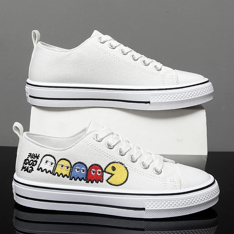 

Denim Sneakers Men Vulcanize Shoes Lace Up Canvas Trainers Men Casual Shoes Anti Slip Sneaker Male Flats Tenis Masculino 2021