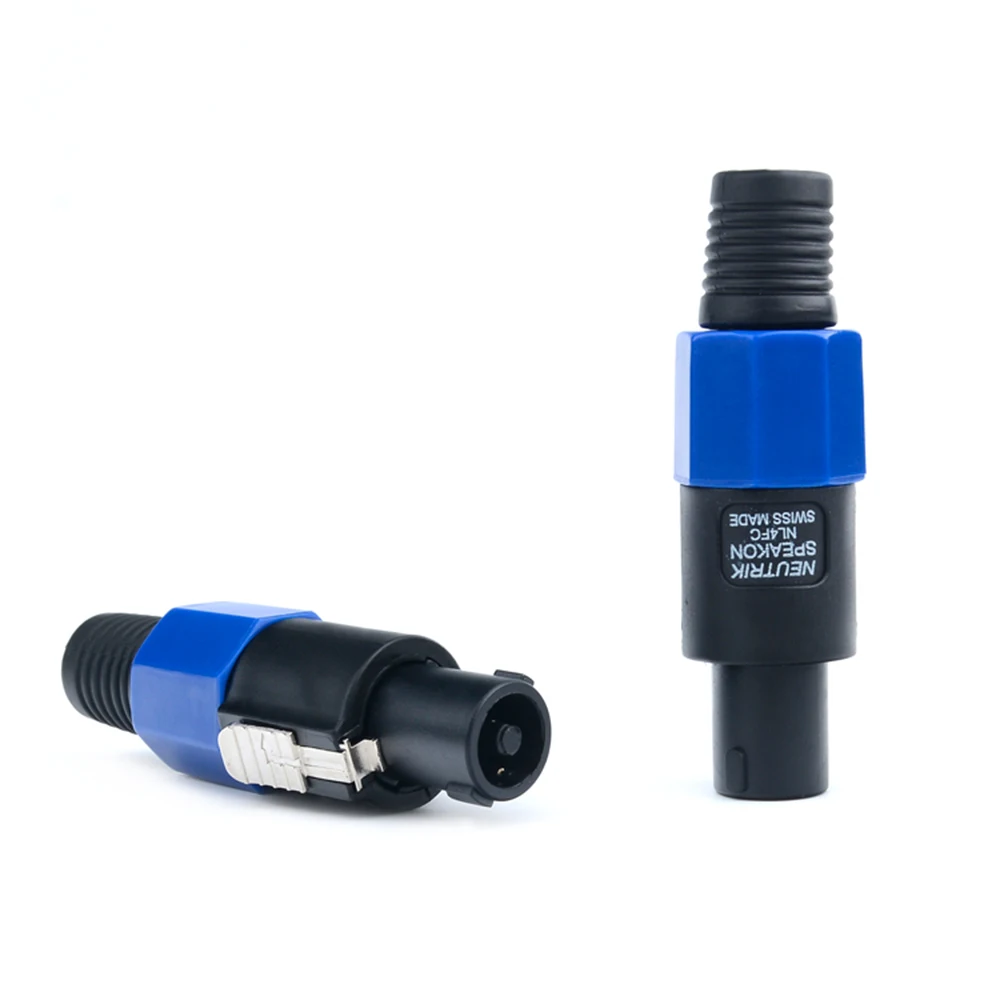 Speakon NL4FC 4 Pin Male Plug Compatible Audio Cable Connector OT8G VE028 P0.11