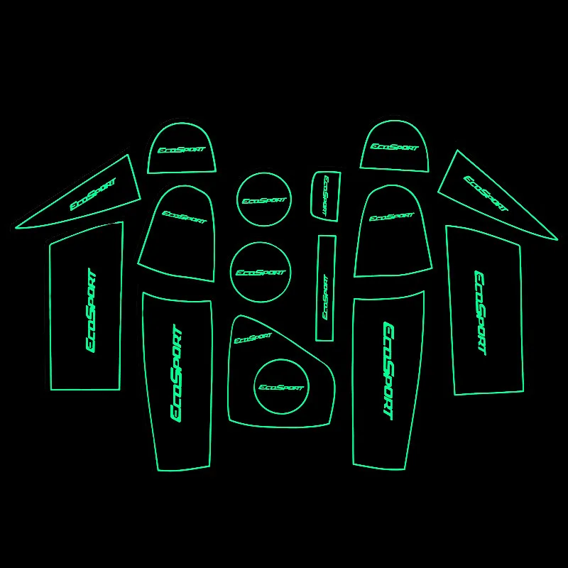 Резиновый коврик для Ford Ecosport 2013-2017 подушка фотостакана с желобом