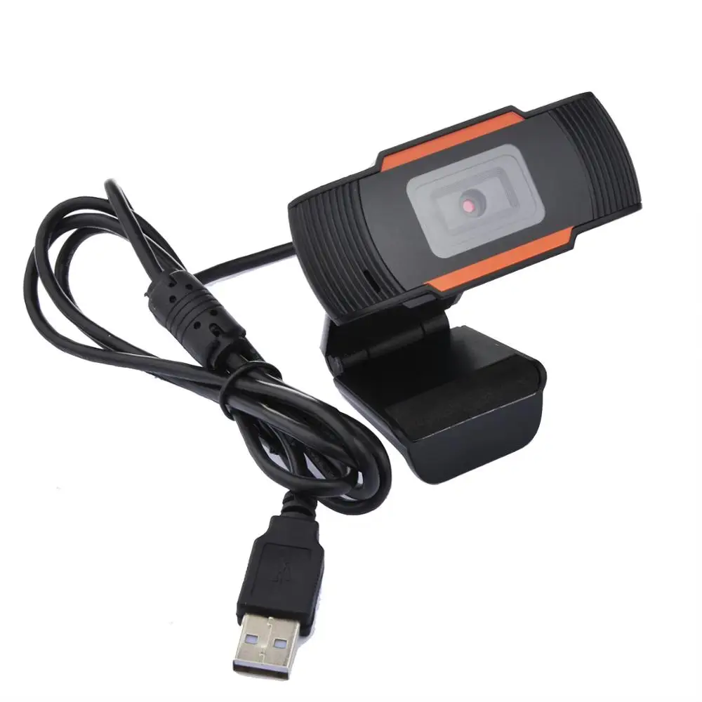 Новая веб камера с поворотом на 360 градусов 2 0 HD USB для видеозаписи микрофоном ПК и