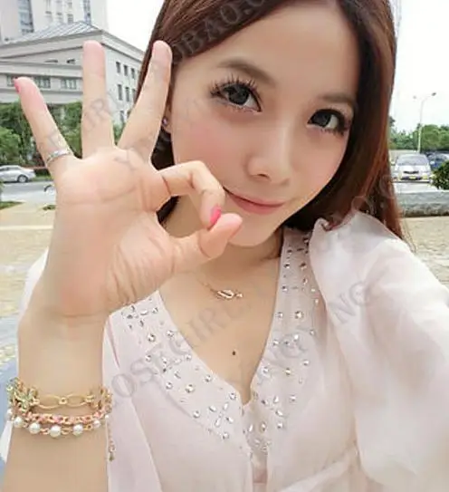 Корейское ювелирное изделие открытое ожерелье с ангельскими крыльями и