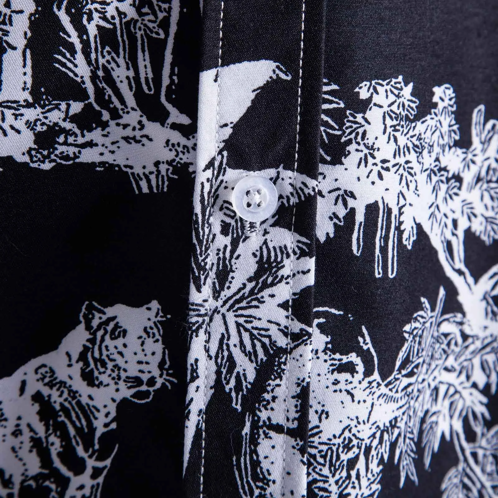 

Men Shirt Spring Summer Casual Slim Printed Short Sleeve Beach Shirts Top Blouse Male Summer Beach Shirts New 2021