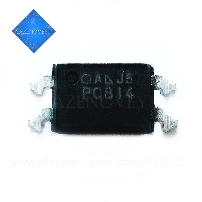 10 шт./лот EL817C PC817C PC817 EL817 817C FOD814 PC814 EL814 LTV 814 PC814A лапками углублением SOP 4 в