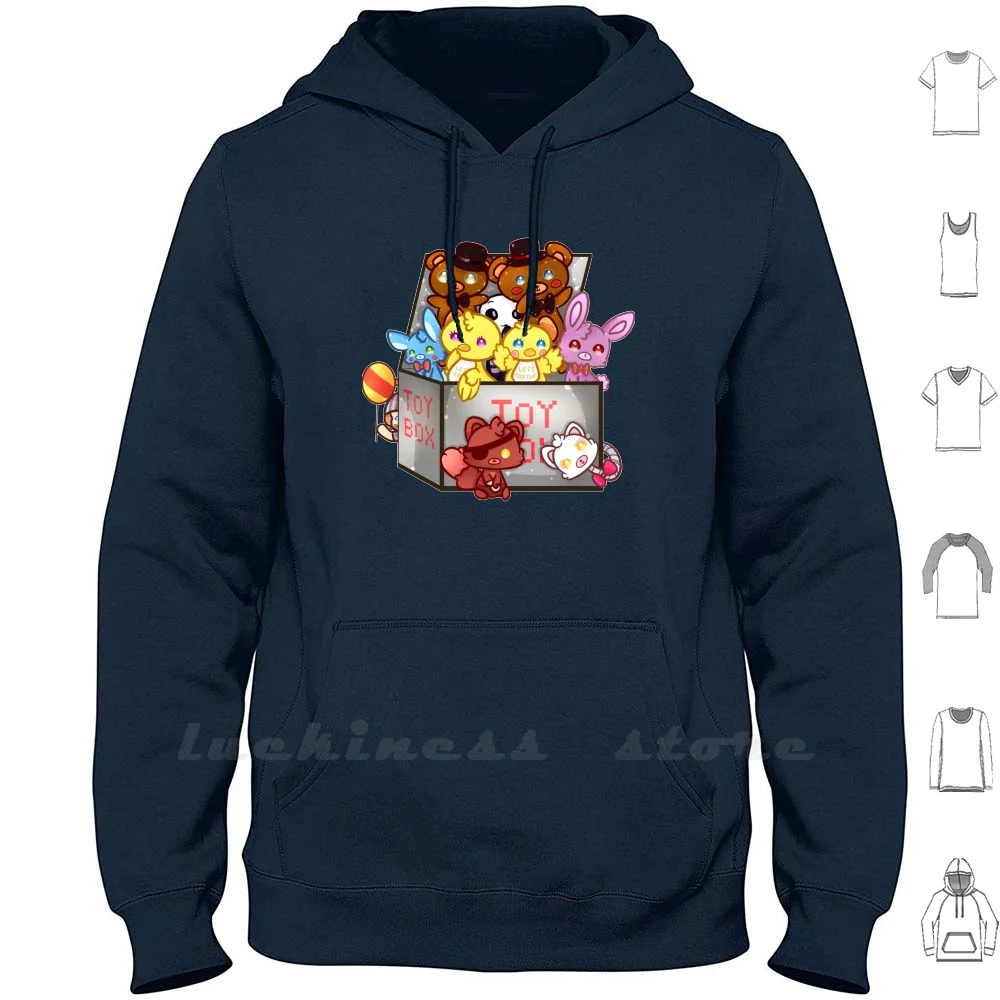 Худи с длинным рукавом Five Nights At 2, пять ночей At Fnaf 5naf Five Nights