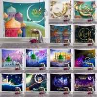 muslim eid tapestry wall decoracion pared hanging tapiz tapisserie tapastry home tapisserie mural wandteppich living room decor