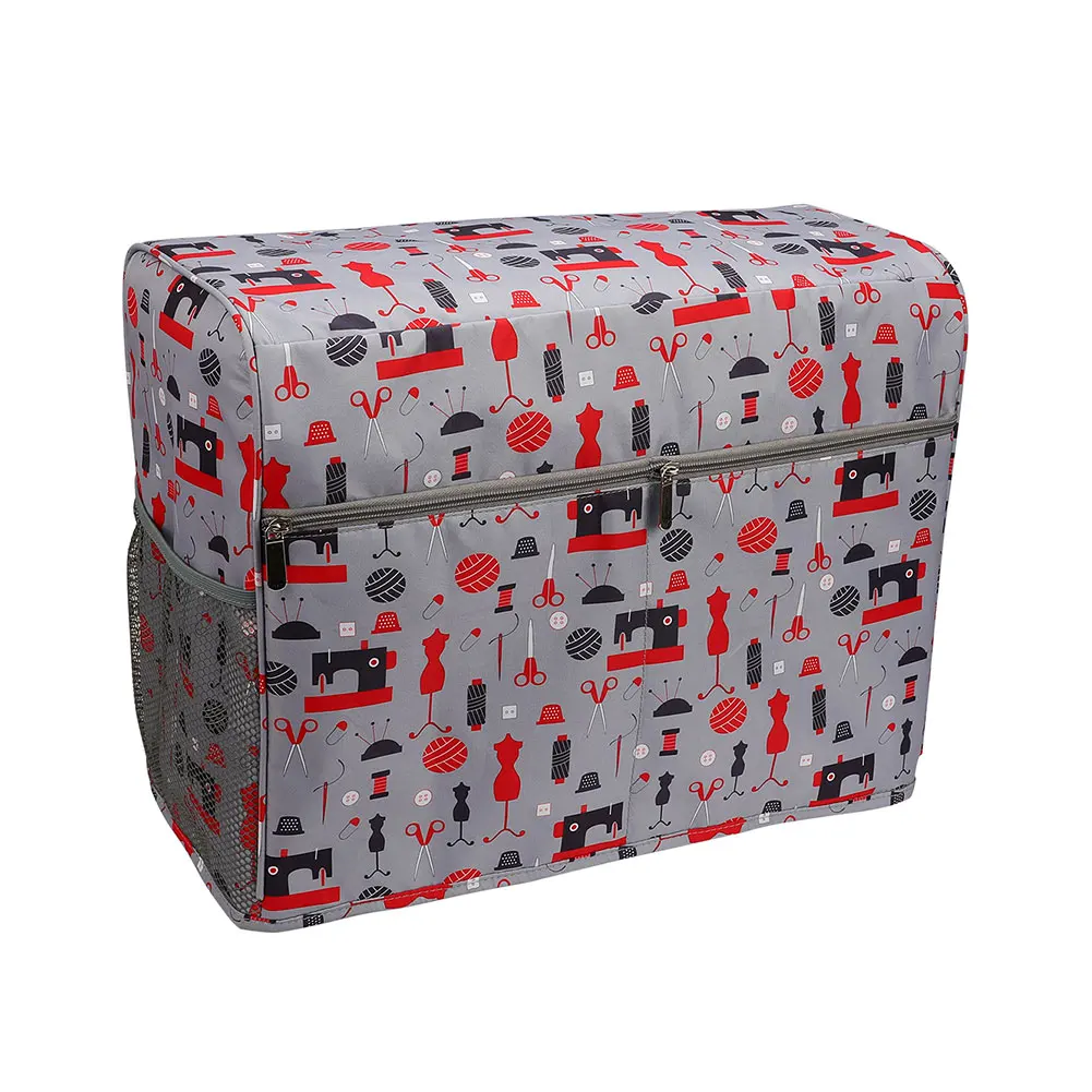 

Dust Cover for Sewing Machine Waterproof Durable Cloth Protective Cover with Pockets Sewing Accessories Storage Bag