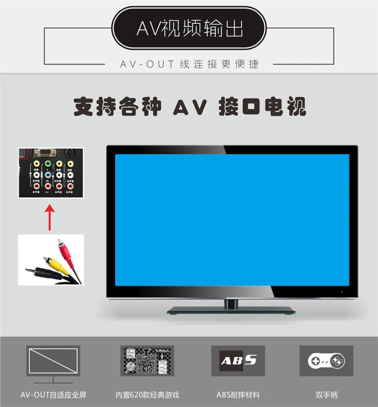 HDMI/AV выход Мини Ретро Классический Портативный игровой плеер семья ТВ Видео игровая консоль детство встроенный 620/621 8 бит игры