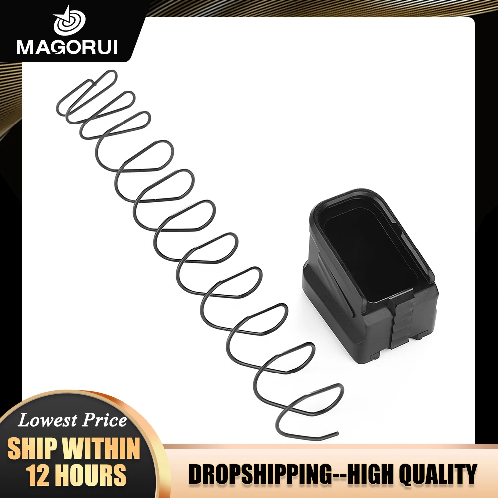 

Magorui For Glock Magazine Base Pad Mag Kit For Glock CNC Hunting Outdoor Tactical Hunting Accessory for Pistols
