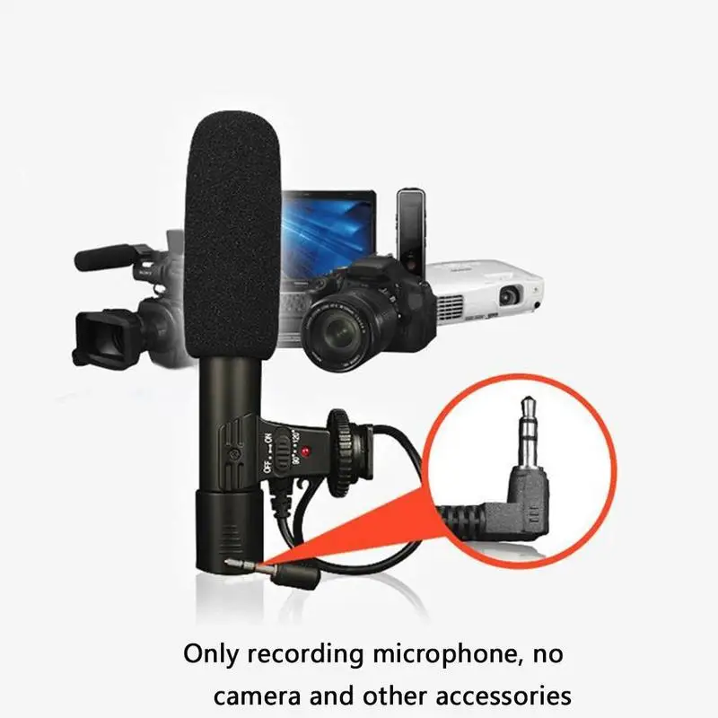 Профессиональный студийный микрофон для Xiaomi iphone стереомикрофон видеокамеры Nikon