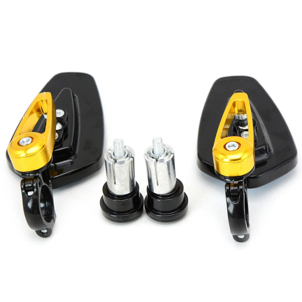 

2pcs CNC Motorcycle Rearview Side Mirrors Street Sports Bike Chopper Cruiser Motorcycle Rearview Mirrors