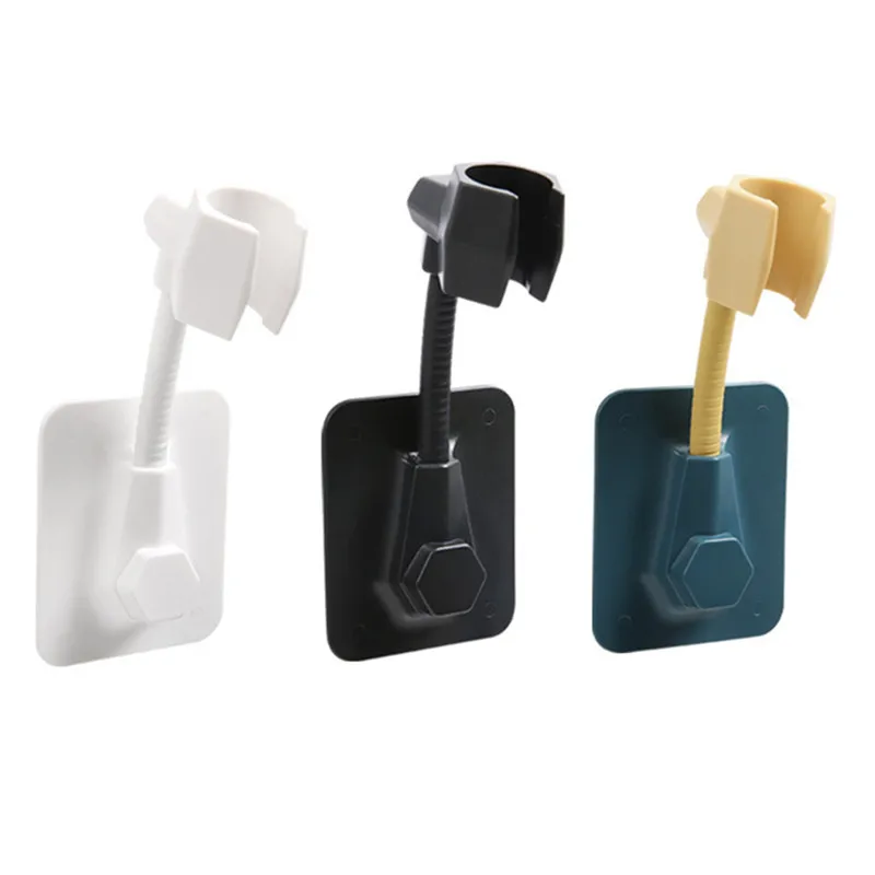 

Multifunctional Universal Adjustable Shower Bracket Paste-type Shower Nozzle Base Home Punch-free Rack Shower Base Bathroom Tool