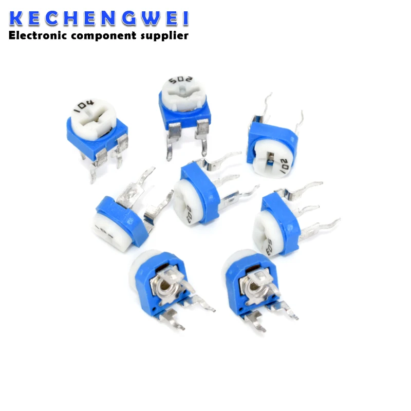 

20pcs RM065 RM-065 100 200 500 1K 2K 5K 10K 20K 50K 100K 200K 500K 1M ohm Trimpot Trimmer Potentiometer variable resistor