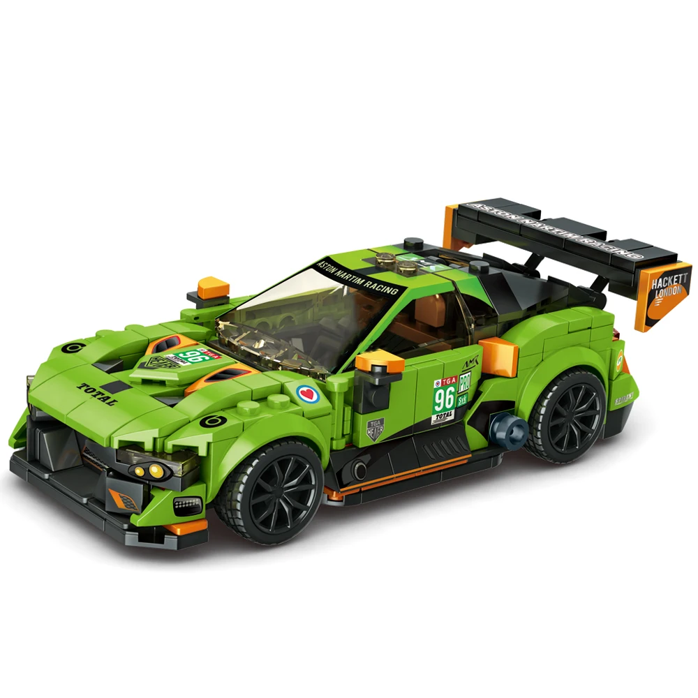 

Speed Champions Valkyrie Racing Sports Car Vehicle Figures MOC DIY Building Blocks Sets Rally Racers Model Bricks Toys Kid