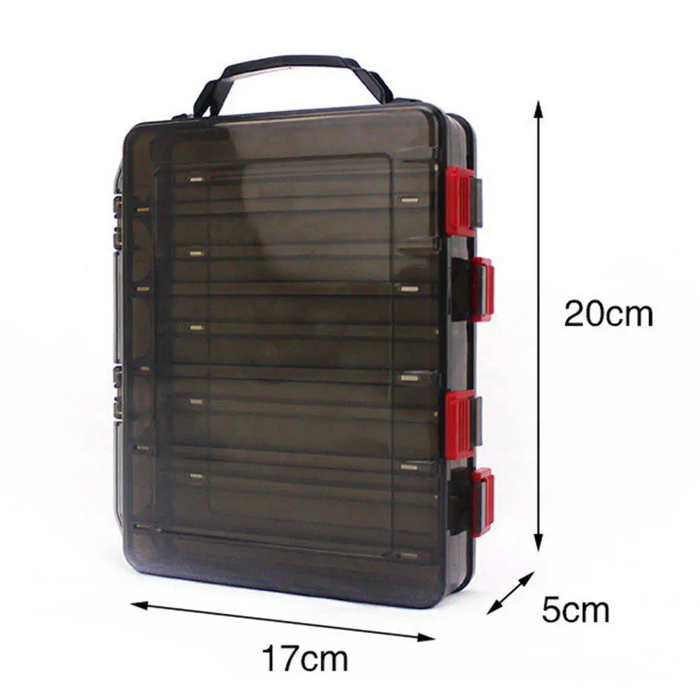 Коробка для рыболовных снастей двусторонняя приманка креветка с крючком