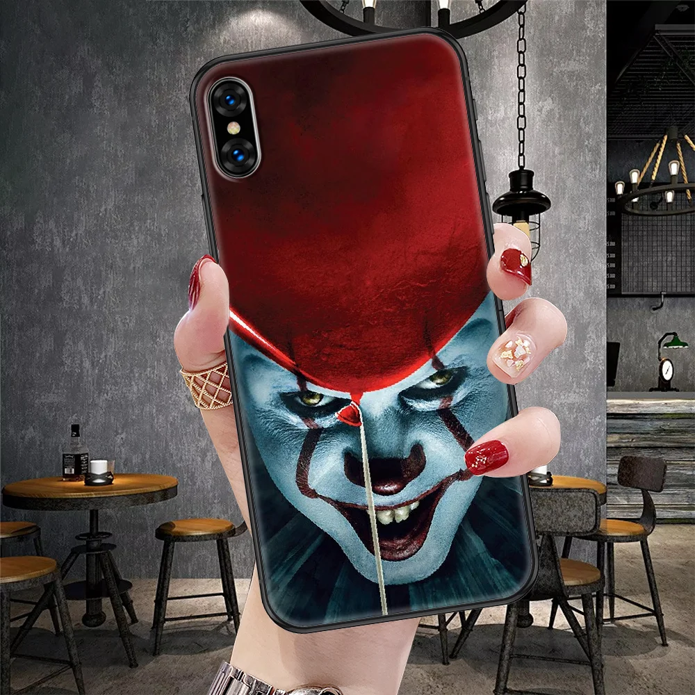 Pennywise Clown Float It Horror Phone Case For iphone 5 5S SE 2 6 6S 7 8 11 12 Mini Plus X XS XR Pro Max black trend bumper |