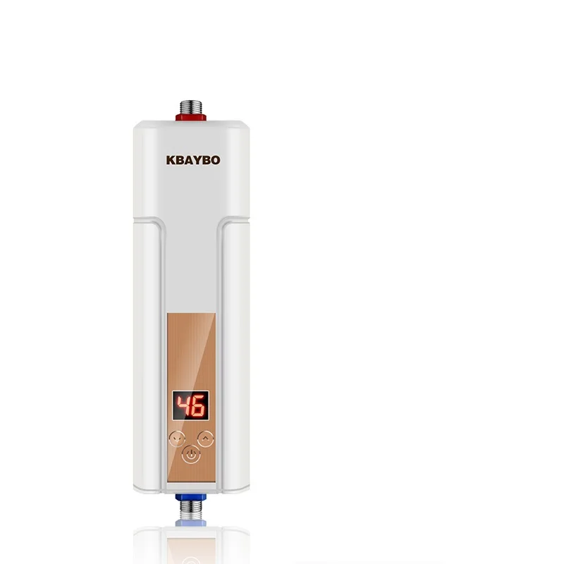 A-1886-white 5500w Instant Electric Tankless Water Heater Instantaneous Water Heater Instant Electric Water Heating fast 3 seconds hot shower - Цвет: A-1886-white