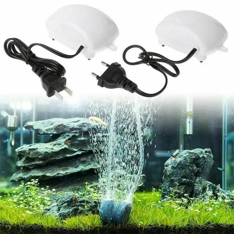 

Fish Tank Mini Air Compressor air pump Aquarium Oxygen Pump Ultra Silent Efficient Water Fish Tank tube Aquarium Supplies