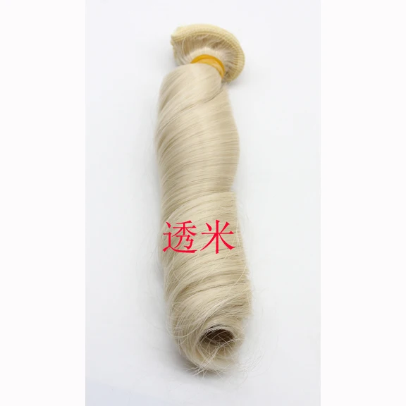 picture 12 1 шт. удлинительные кукольные парики 15*100 см натуральный цвет кудрявая кукла волосы для BJD SD русская одежда ручной работы кукольные парики - Цвет: picture 12