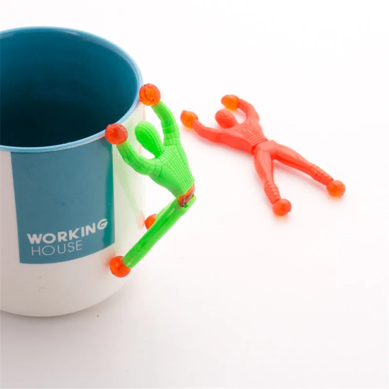 

Настенный подъемник клейкий креативный Somersault маленький Супермен скучная вентиляция маленькая игрушка мягкая забавная Прямая поставка пос...