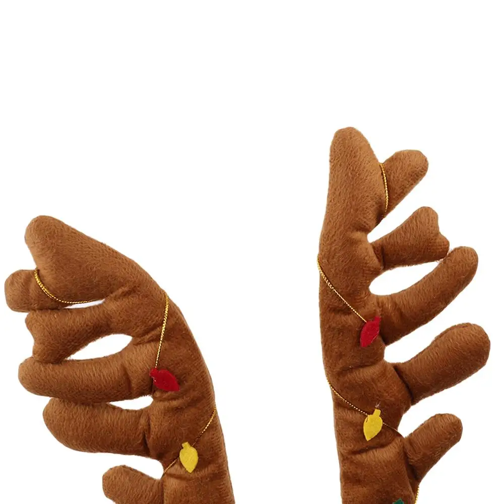 

2020 Christmas Kids Elk Hair Hoop Kids Christmas Hair Band Headband Accessories Antlers With Bells Cute