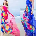 Женская пляжная шаль, солнцезащитное одеяло с принтом парео, платок для плавания, шарф, аксессуары для дикой одежды, новая мода 2021