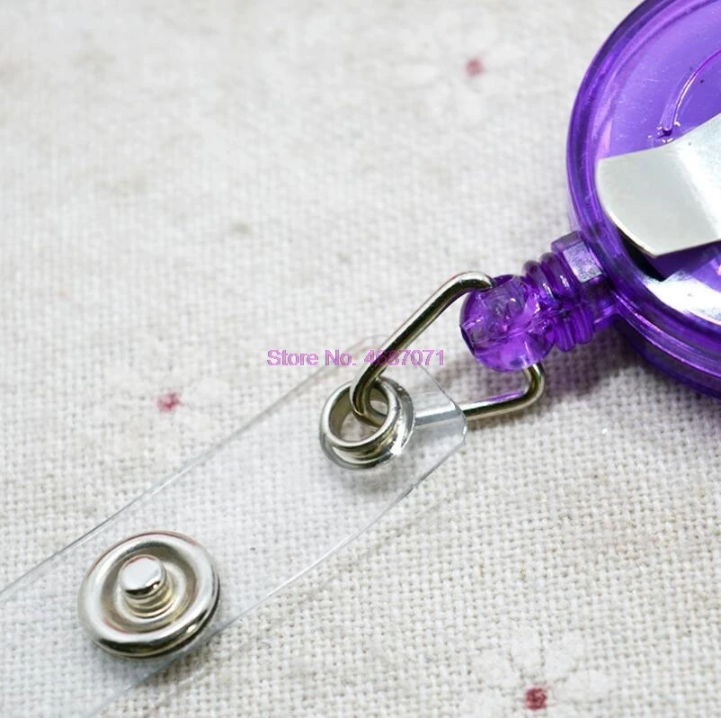 По DHL 500 шт. выдвижной держатель для удостоверения личности лыжного пасса бейджа