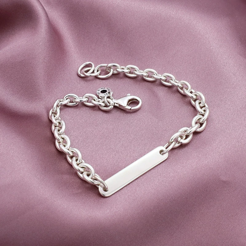Женский браслет-цепочка из серебра 2021 пробы 100% | Украшения и аксессуары