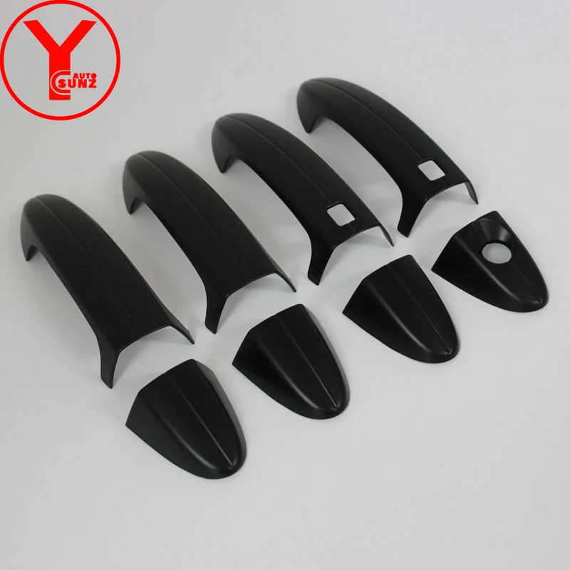 YCSUNZ черная Боковая дверь детали протектор дверной ручки автостайлинг аксессуары