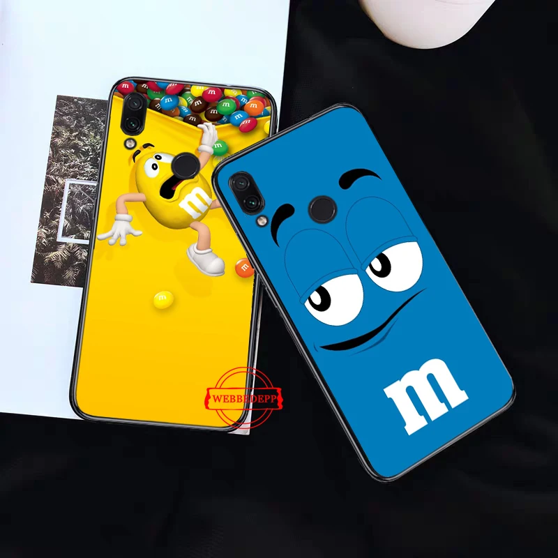 

M&M's Chocolate Silicone Case for Xiaomi Redmi Note 4X 5 6 7 Pro 5A Prime