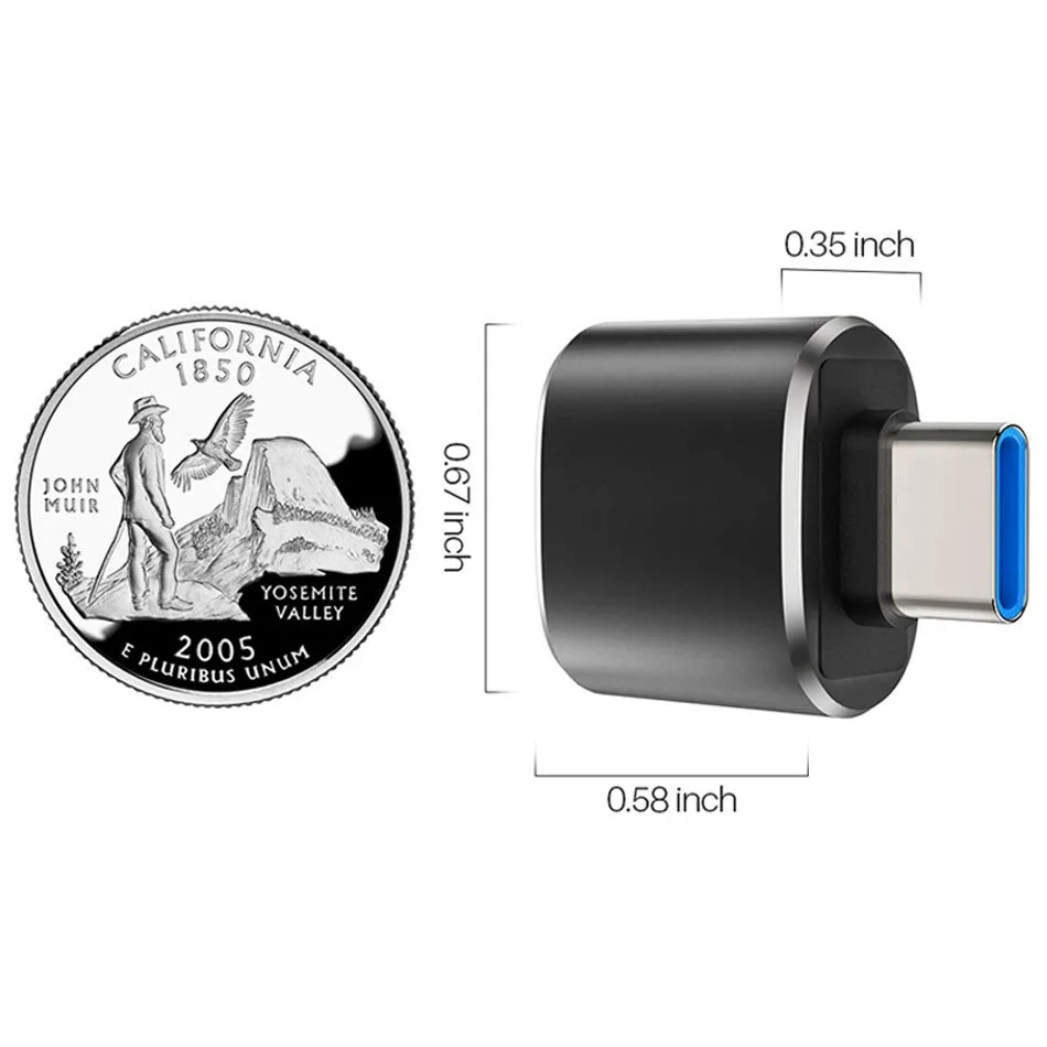 Usb type C OTG адаптер USB штекер для mi cro Женский Кабельные конвертеры Macbook samsung S10 Xiaomi 9 8