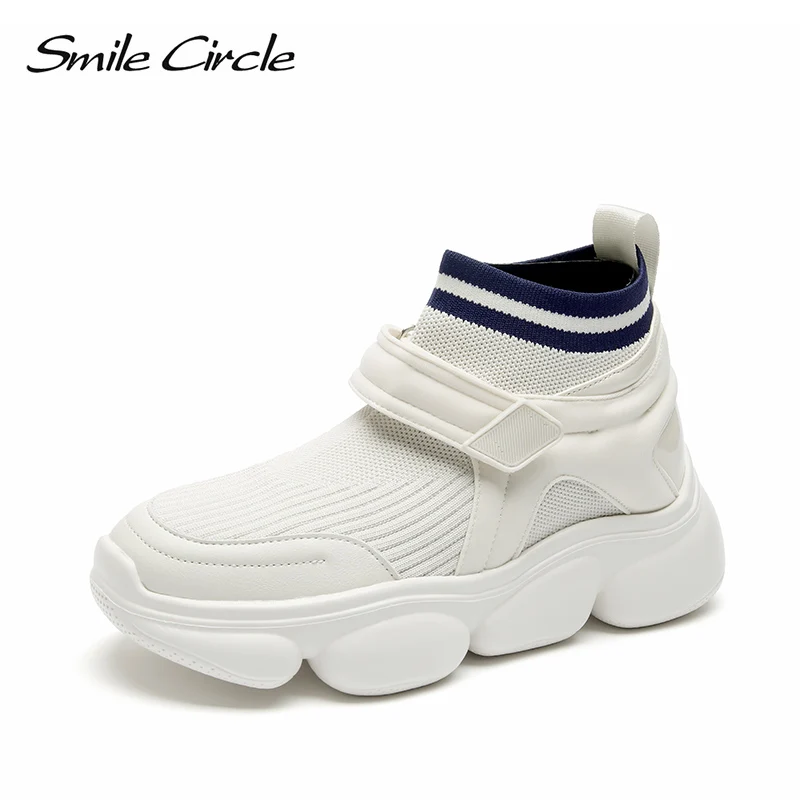 Женские кроссовки Smile Circle Легкие уличные на плоской платформе весну осень