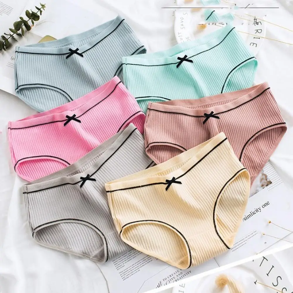 Женские хлопковые трусики Стильное женское бельё женские бесшовные с
