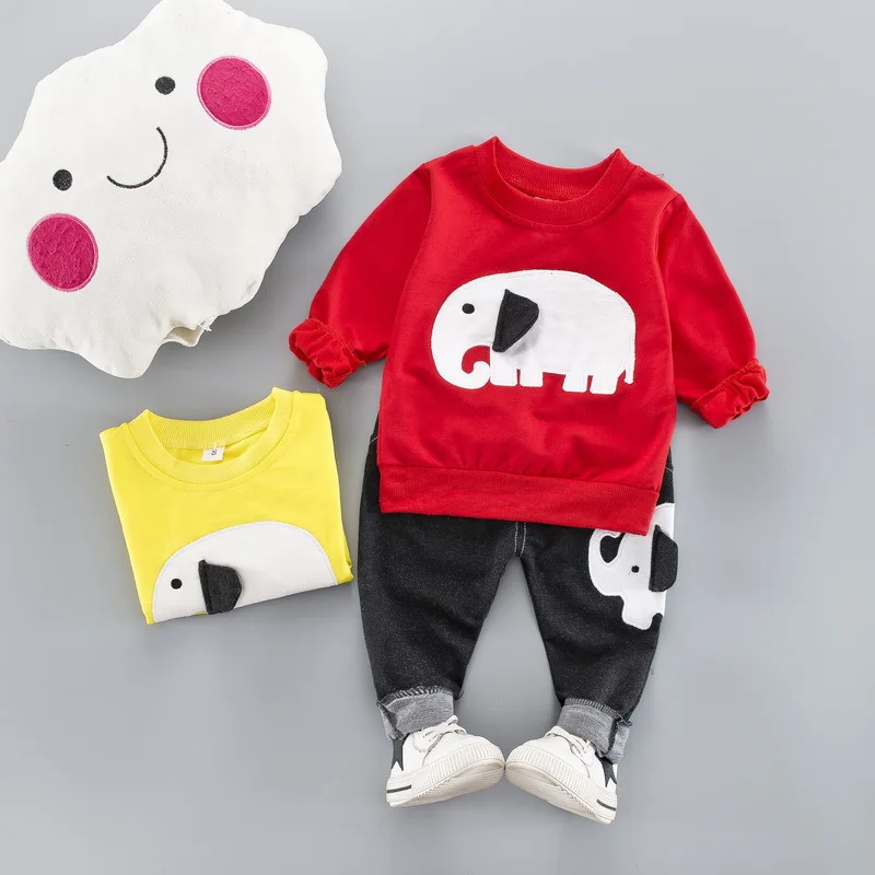 Свитшоты с длинными рукавами и героями мультфильмов для детей 1-4 лет Удобные