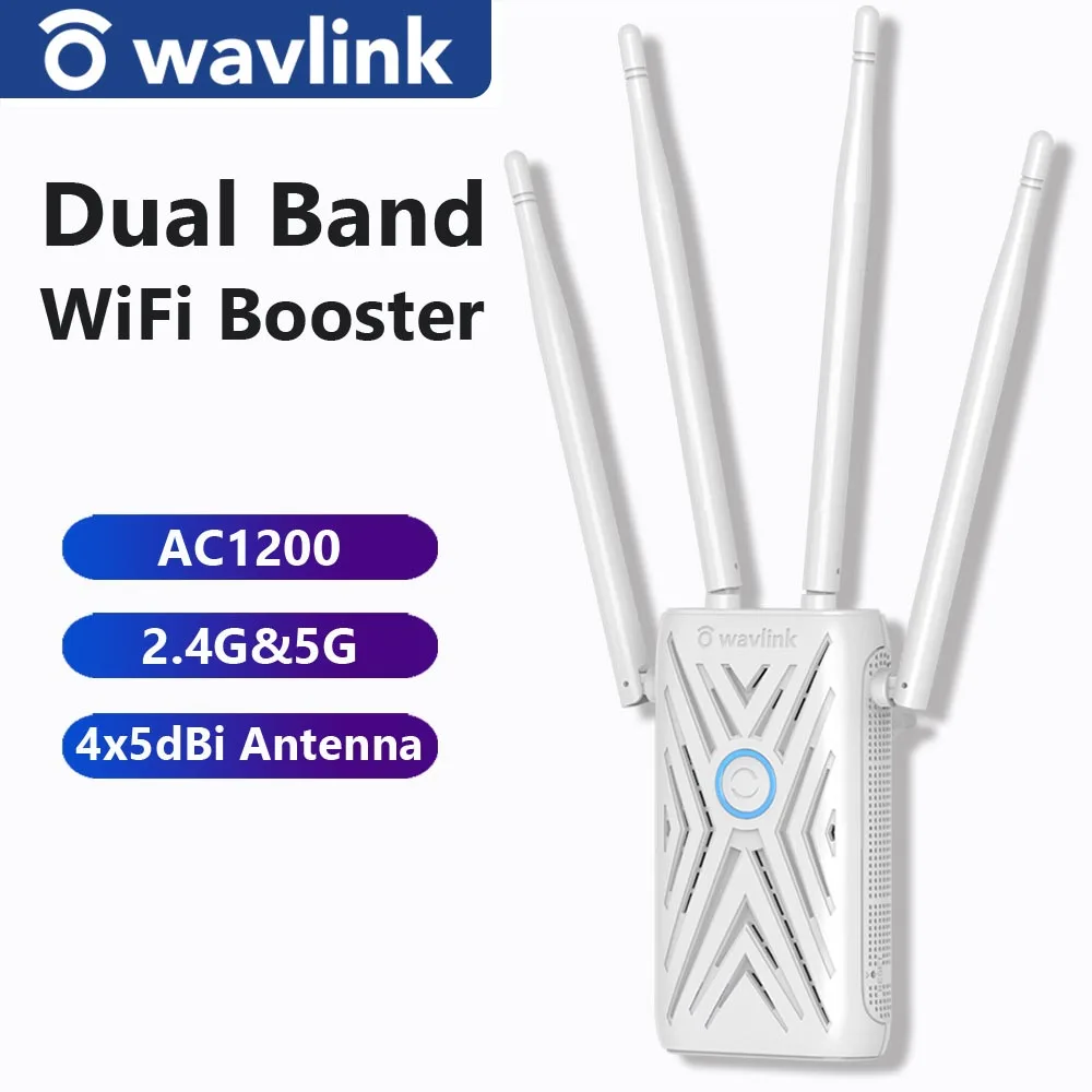 Двухдиапазонный усилитель сигнала Wi-Fi 1200 Мбит/с 2 4 ГГц и 5G МГц | Компьютеры офис