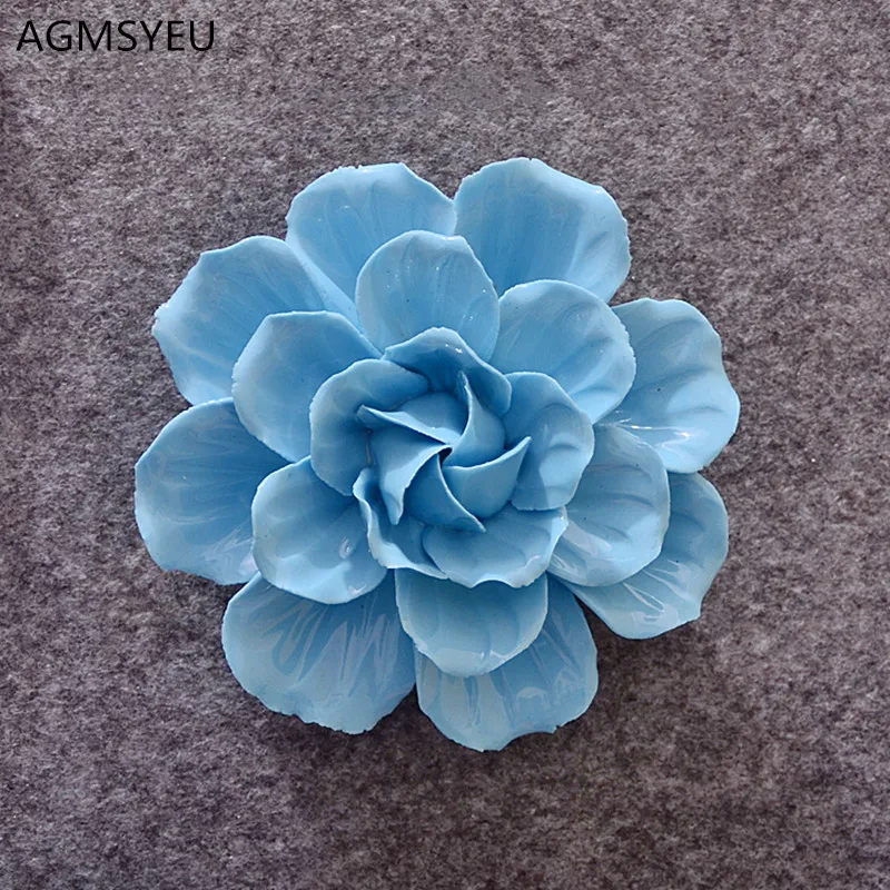 Креативные керамические цветы пиона и вишневого цветка декоративное искусство