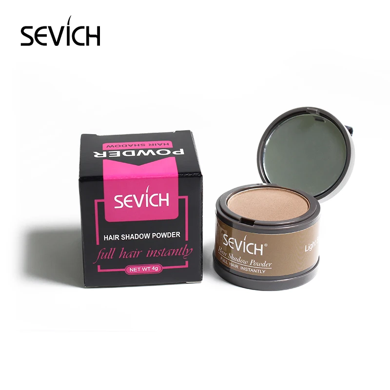 Light Brown Водостойкая пудра натурального цвета для коррекции линии роста волос, средство для создания тени и коррекции линии роста волос, консилер для волос, универсальное средство для моментального закрашивания корней - Цвет: Light Brown
