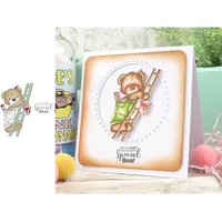animal little bear clear stamps for scrapbooking and cards making silicone transparent new 2020