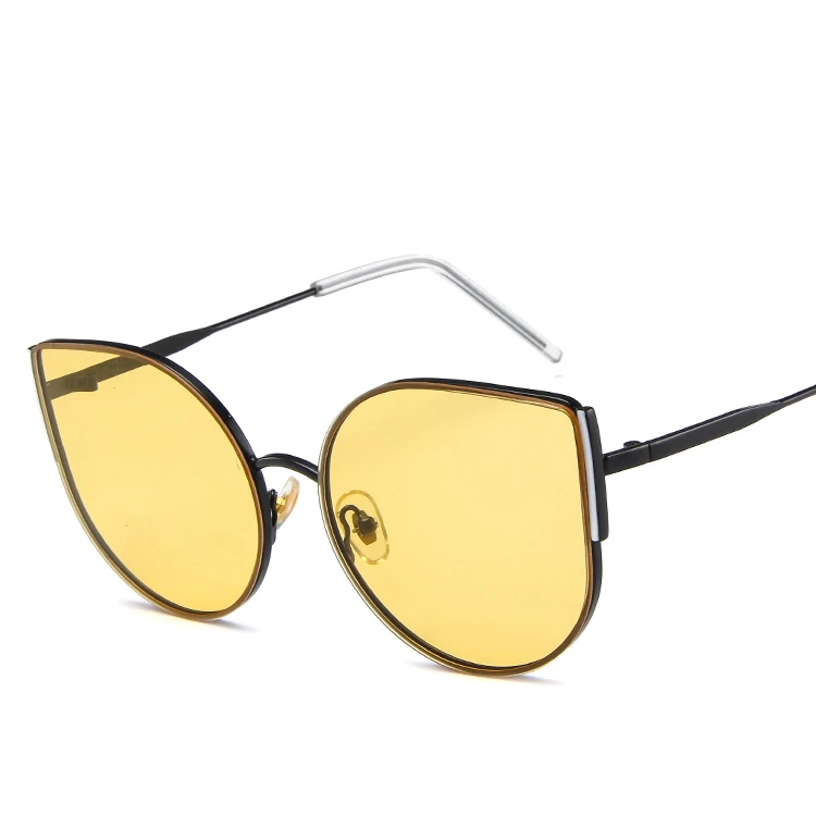 2019 Новый винтажный Модный кошачий глаз солнцезащитные очки женские брендовые