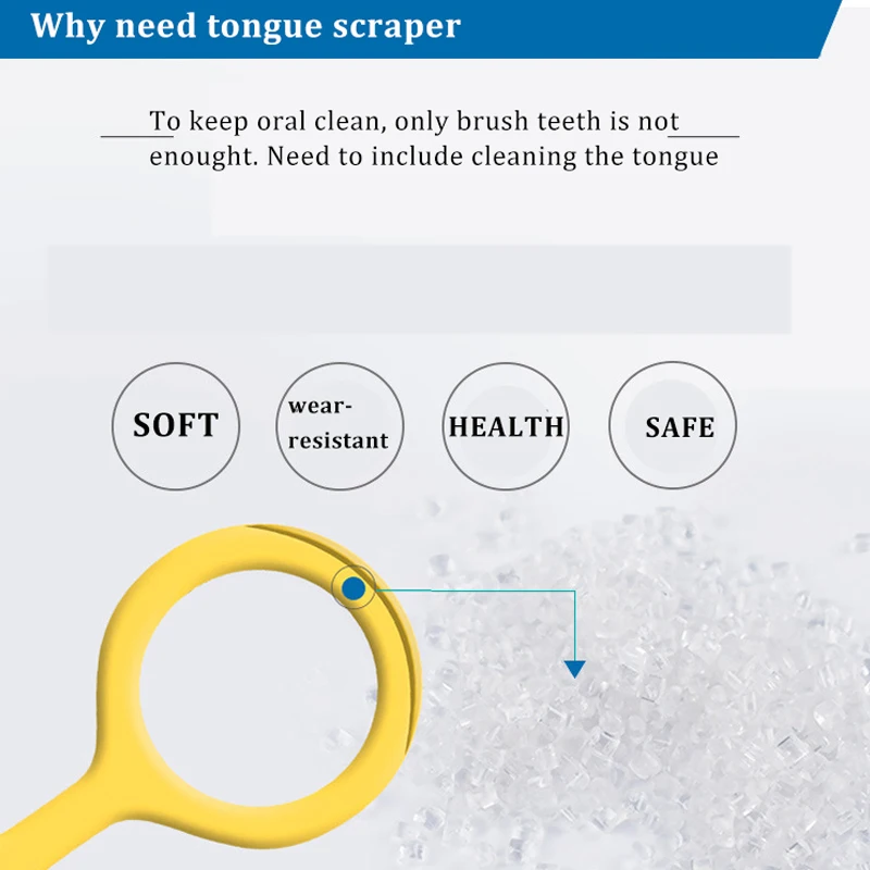 Скребок для языка гигиены полости рта 4 шт.|Зубные щетки| |