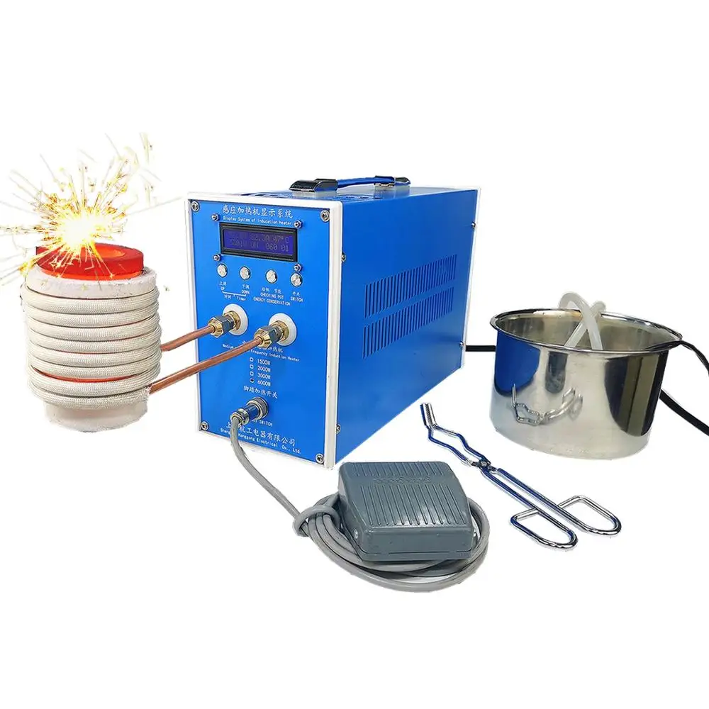 

6000W ZVS Induction Heater Induction Heating Machine Metal Smelting Furnace Metal Quenching High Frequency Welding Equipment H#