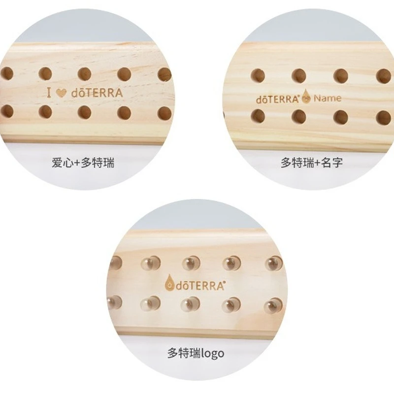 Деревянная подставка для капсул эфирного масла стеллаж образцов DoTERRA сделай сам